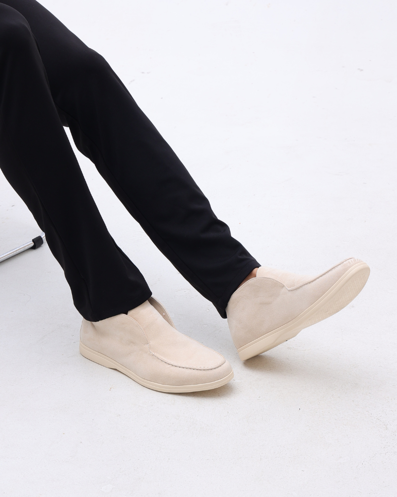 Mocassins de camurça de cano alto – Roma
