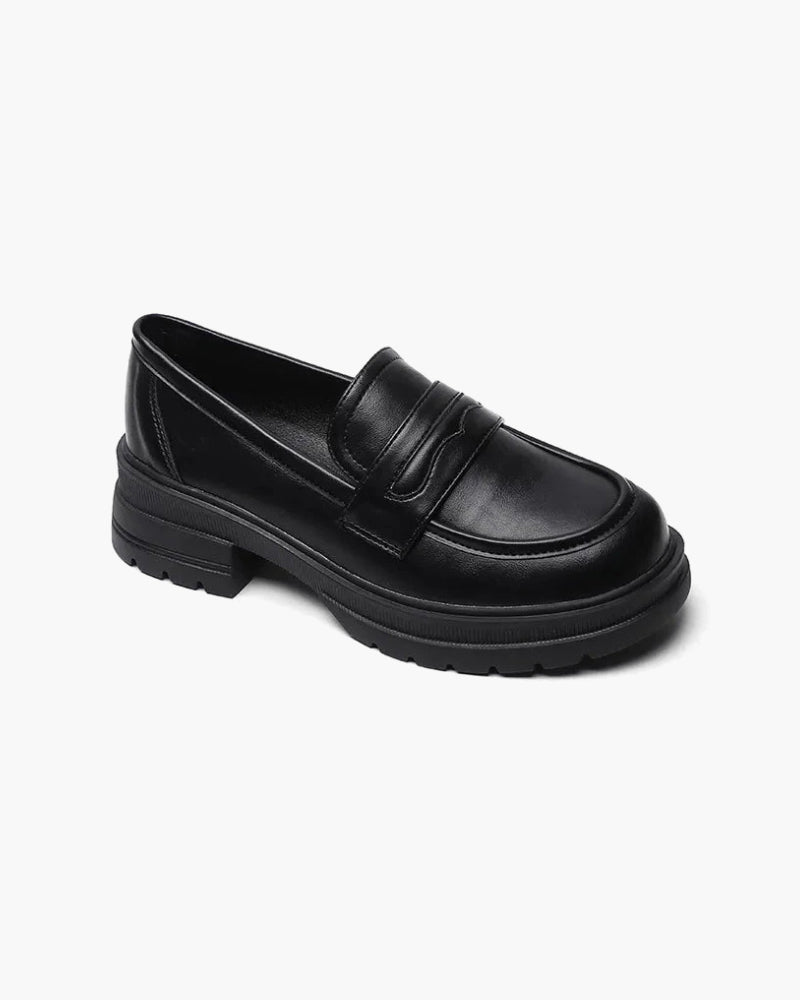 Mocassins de couro femininos - Milão