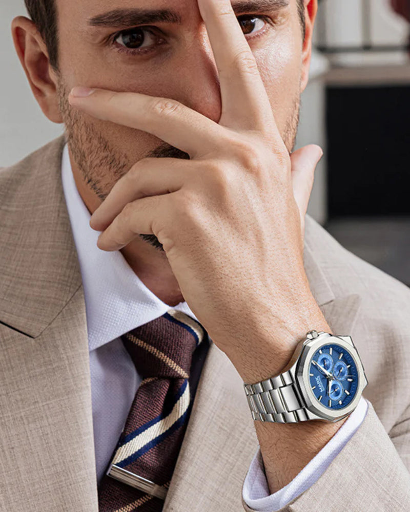 Relógio de aço inoxidável (à prova d'água)