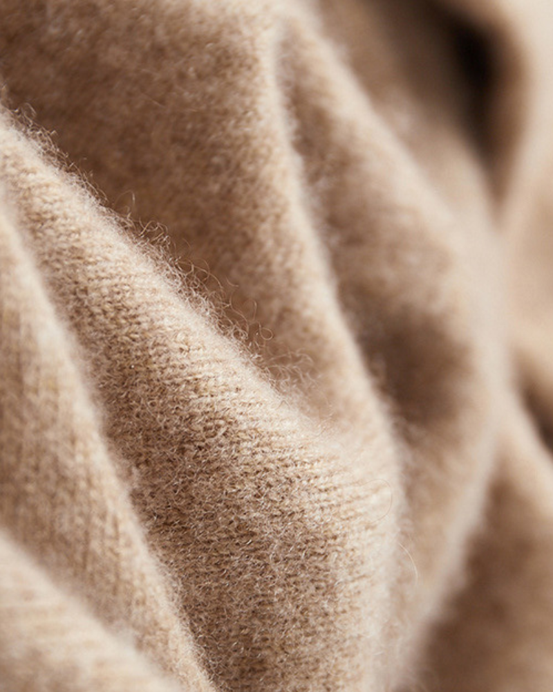 Moletom com capuz 100% cashmere