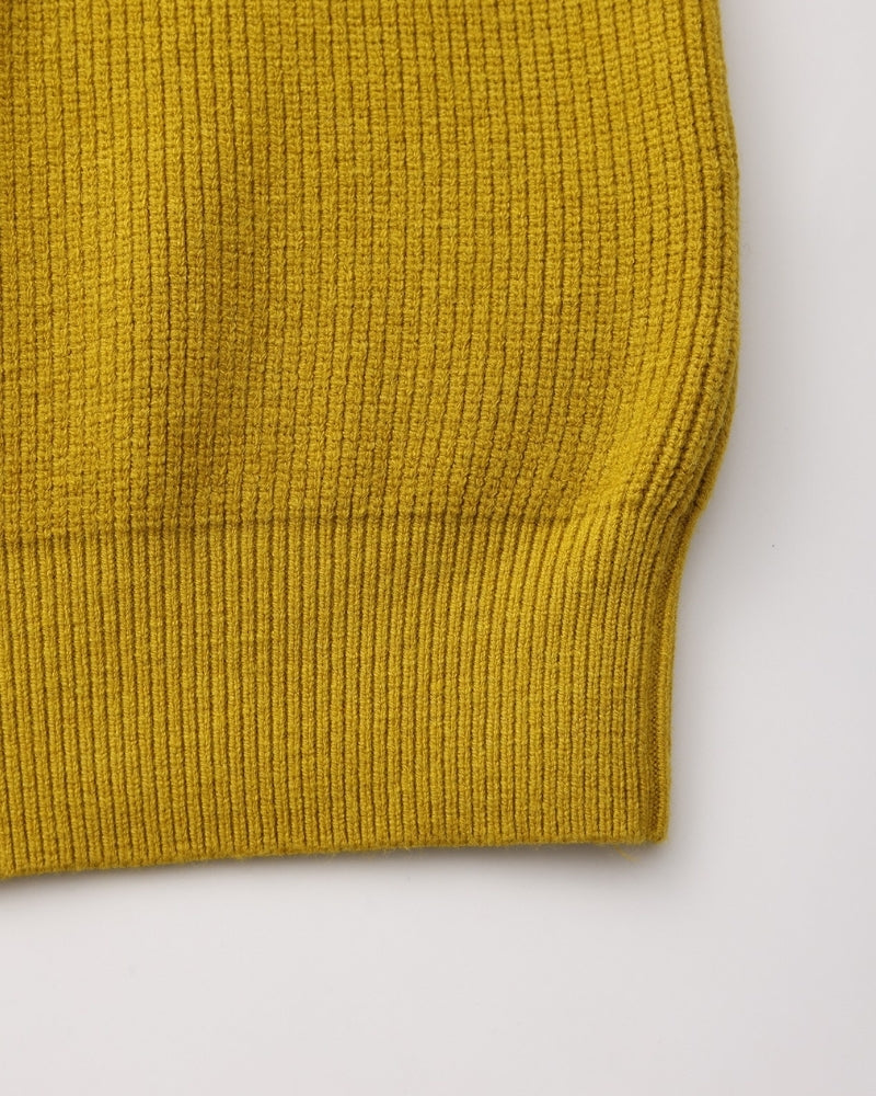 Suéter de malha refinado com meio zíper