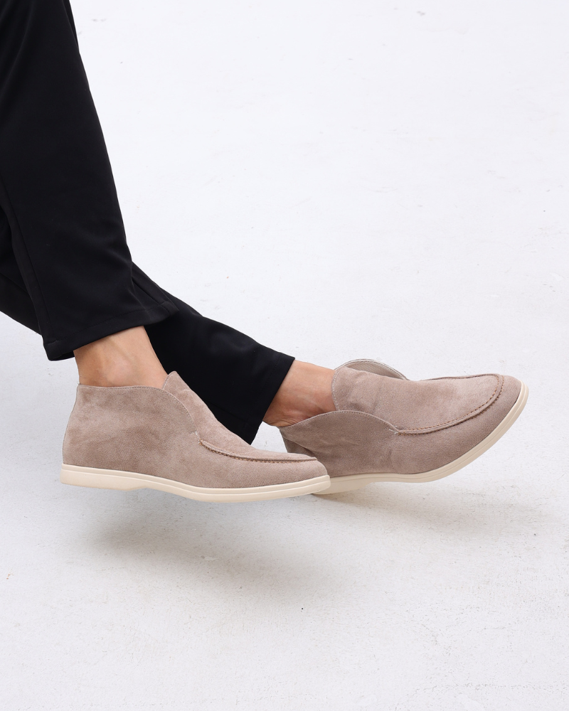 Mocassins de camurça de cano alto – Roma