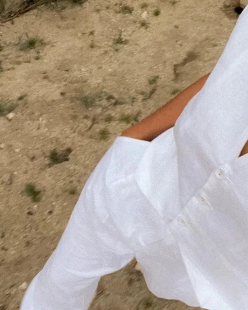 Classy Lady - Conjunto de duas peças de linho