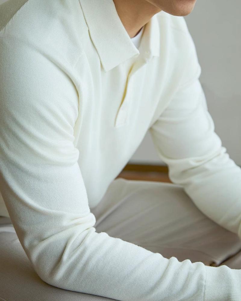 Polo 100% lã premium