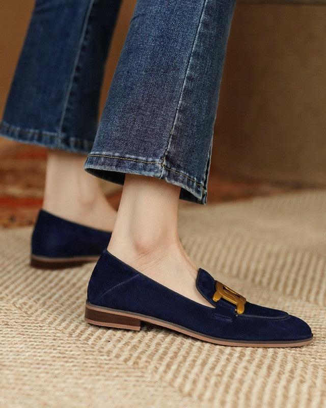 Mocassins de Camurça Feminino - Florença