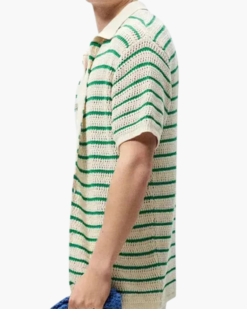 Marbella - Camisa de botões de malha